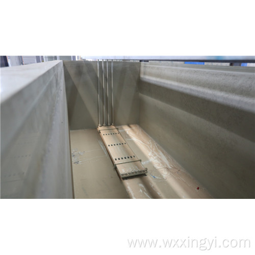 Rinse tank water washing electroplating tank large size